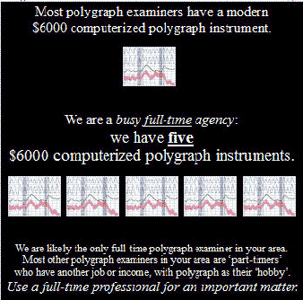 how to choose a California polygraph examiner